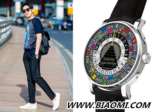 井柏然喜欢戴表 更喜欢戴世界时腕表 2.jpg