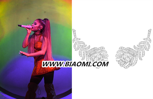 Boucheron宝诗龙Plume de Paon孔雀羽毛系列助燃Ariana Grande伦敦演唱会 2.jpg