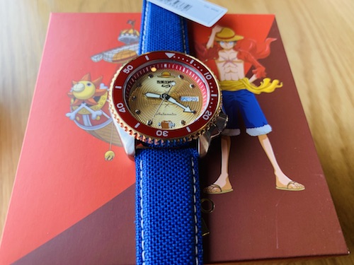 精工 SEIKO 与航海王 路飞联名款手表 限定3000枚 开箱！