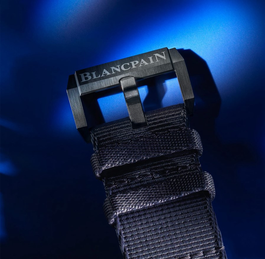 宝珀Blancpain推出43.6毫米五十噚深潜器陶瓷腕表宝嘉尔蓝色特别版之五.jpg