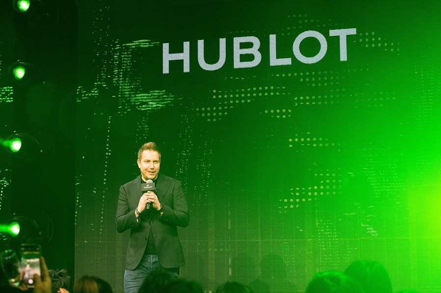 HUBLOT宇舶表“狂派绿兽 敢野计划” 新品发布派对 - 宇舶表大中华区总经理路易_比弗 (Loic Biver) 现场致辞_副本_副本.jpg