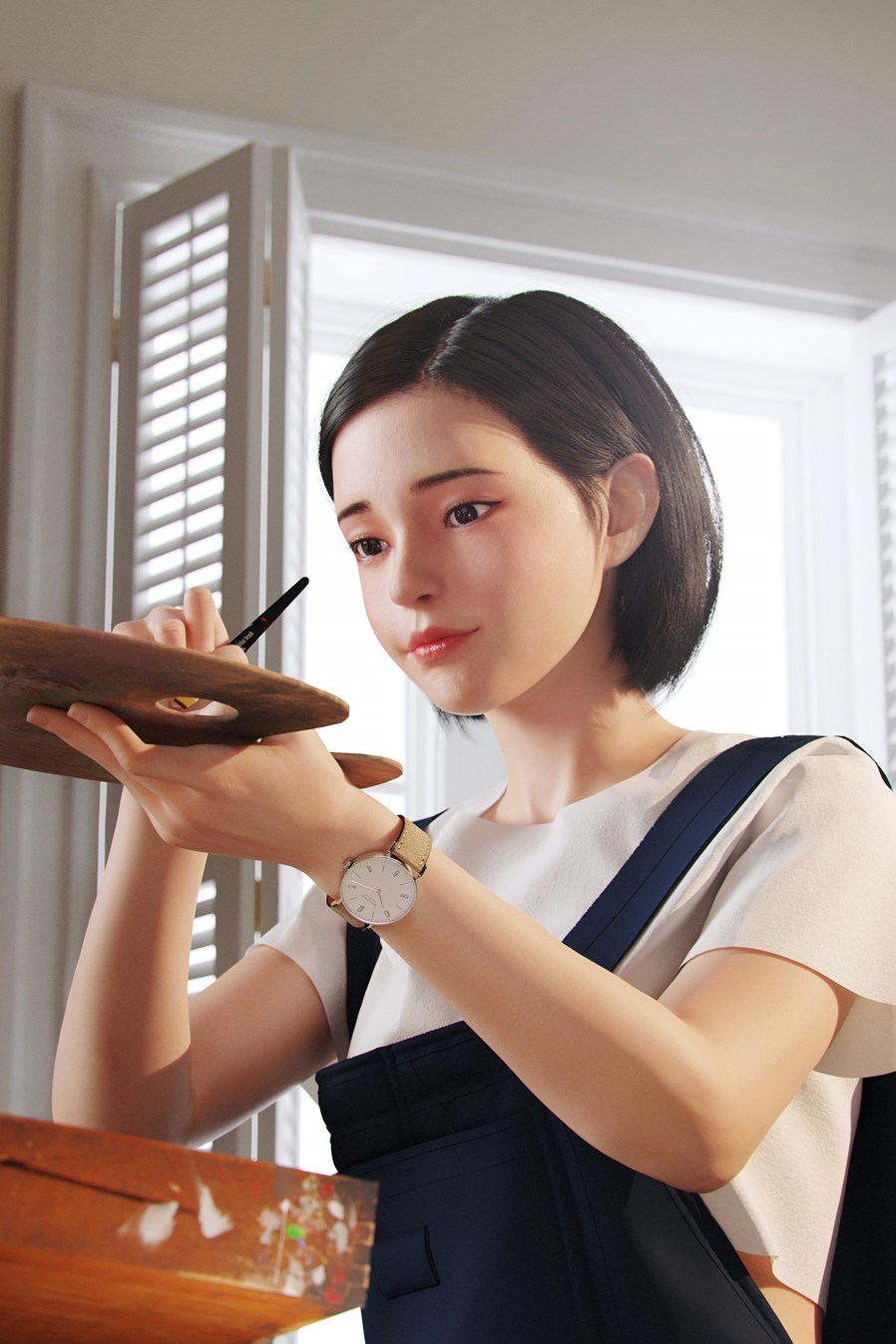 NOMOSGlashütte时光挚友阿喜佩戴Tangente 33 duo腕表，享受闲适时分_2_副本.jpg