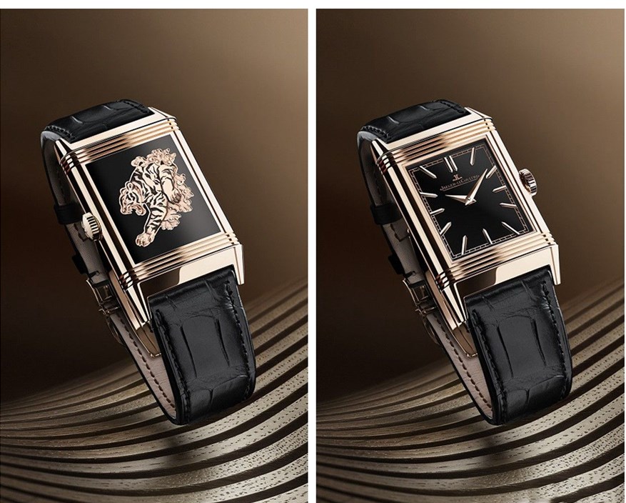 积家推出 Reverso Tribute Enamel “Tiger” 翻转系列珐琅腕表虎年特别款