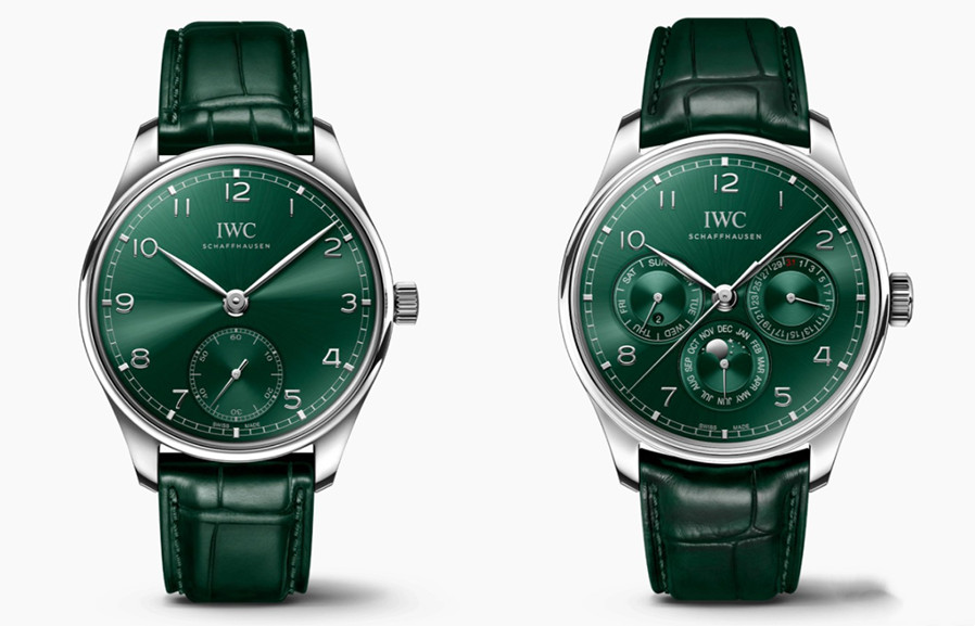 IWC万国表推出全新绿色葡萄牙系列自动腕表40和万年历腕表42