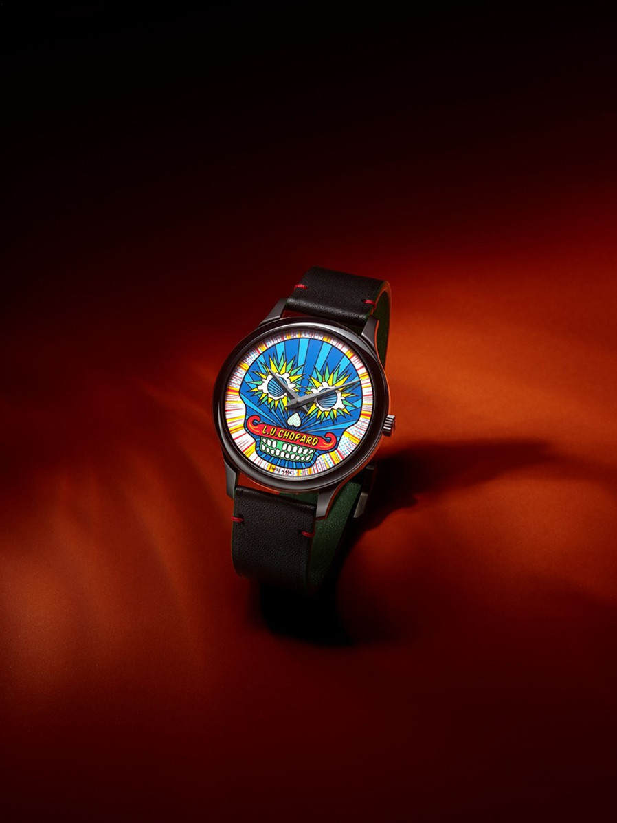 Chopard萧邦 L.U.C Skull One Calavera Pop Art腕表