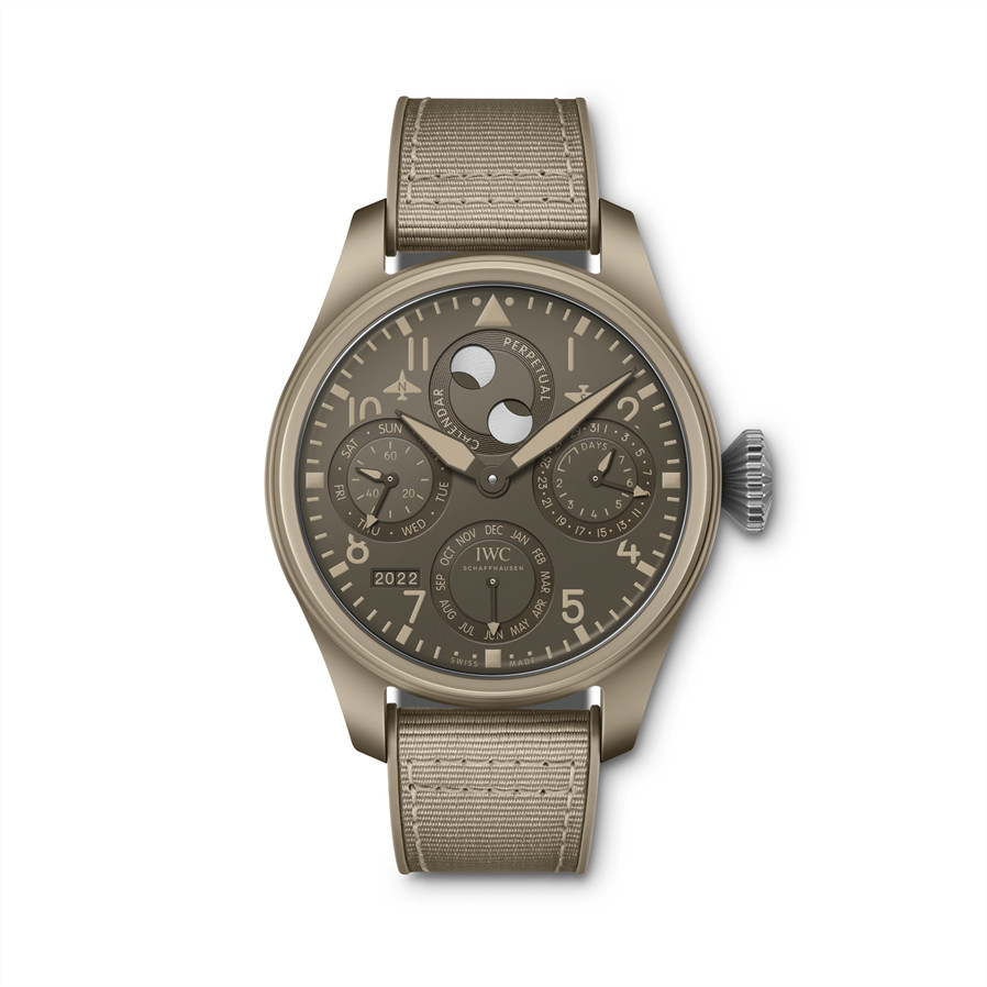 7. IWC万国表大型飞行员TOP GUN瓷化钛金属万年历腕表（型号：IW503604）.jpg