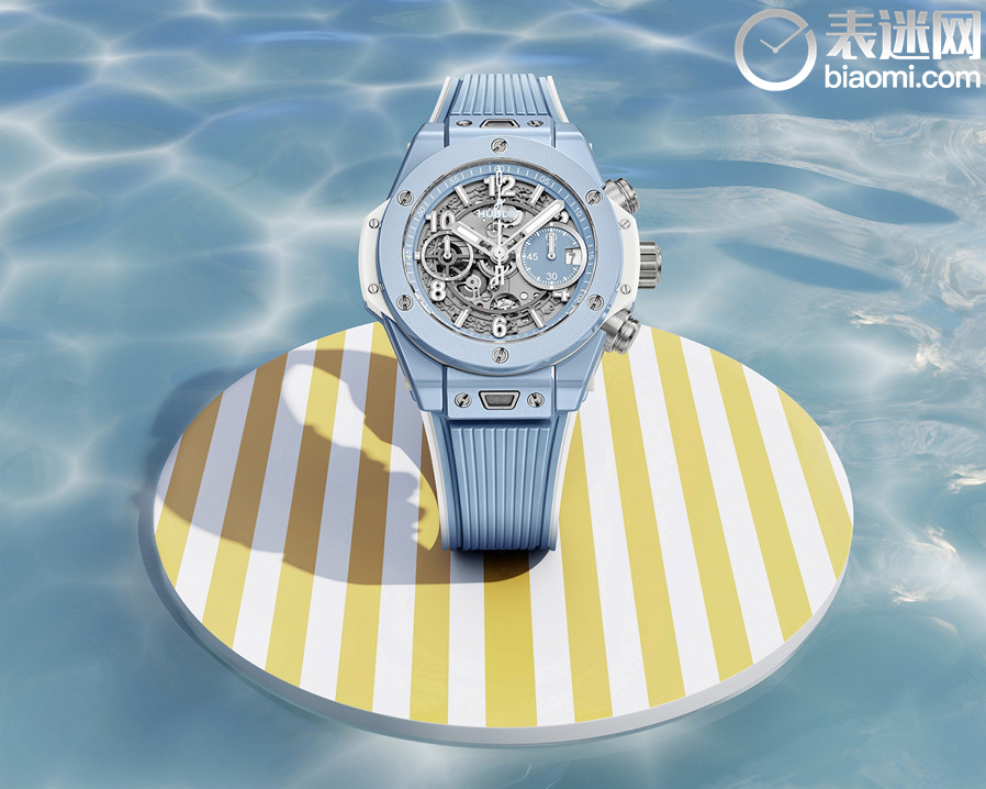 HUBLOT宇舶表BIG BANG UNICO夏日天蓝色腕表 - 情境图.jpg