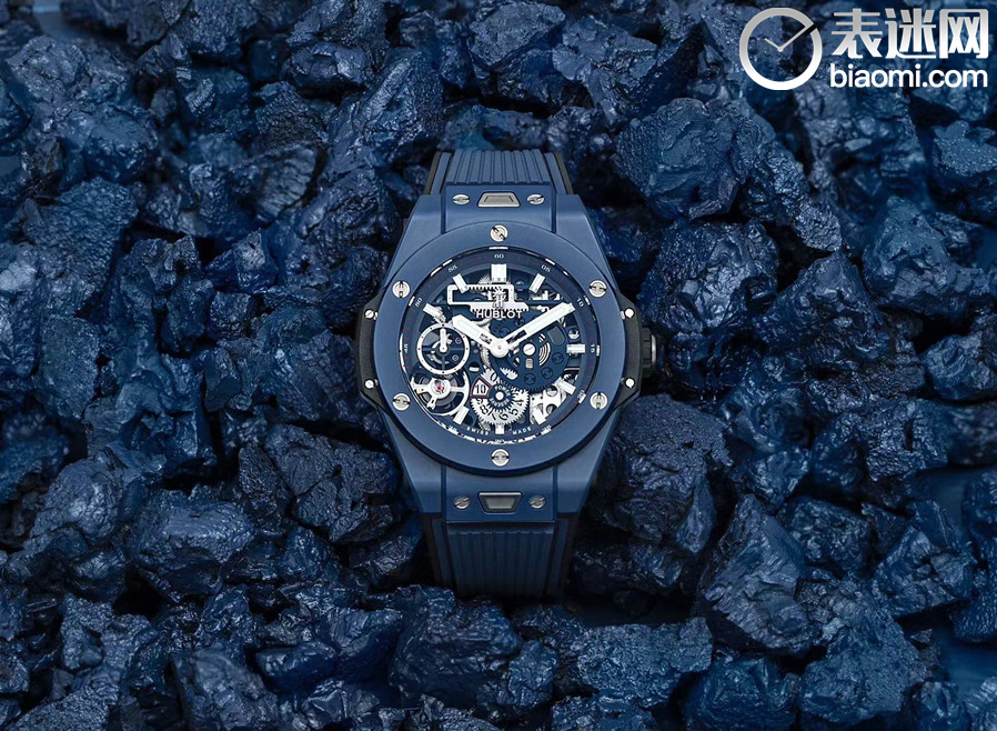 HUBLOT宇舶表BIG BANG MECA-10蓝色陶瓷腕表.jpg