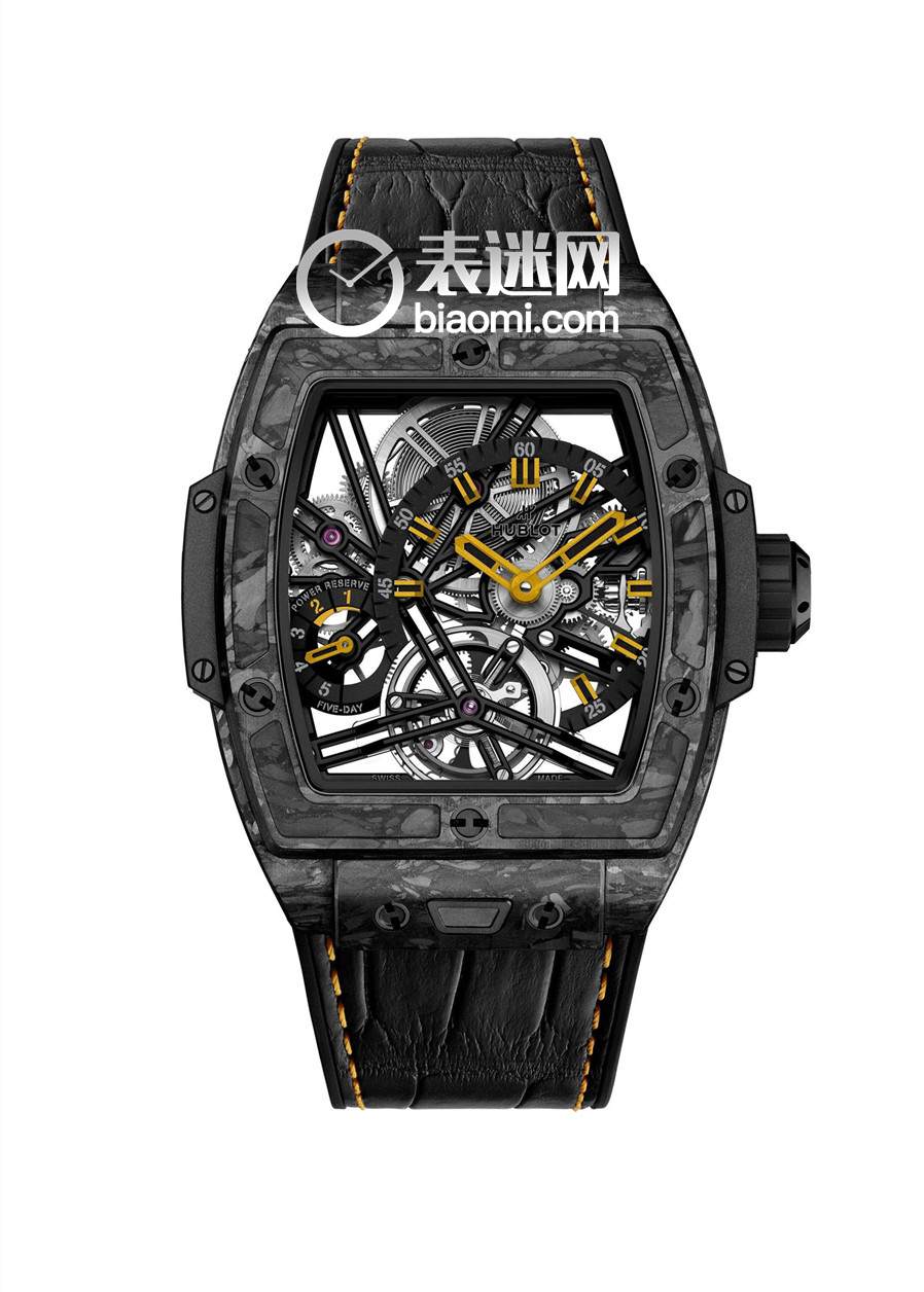 HUBLOT宇舶表Big Bang灵魂陀飞轮凯歌香槟经典马球赛腕表-黑色鳄鱼皮表带款.jpg