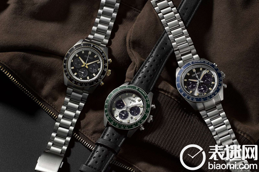 精工推出三款赛车主题Prospex Solar Speedtimer Chronograph计时码表