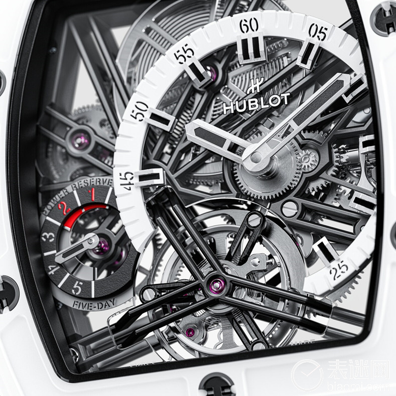 HUBLOT宇舶表BIG BANG 灵魂陀飞轮5天动力储存白色陶瓷腕表_细节图2.jpg