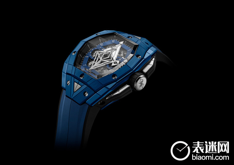HUBLOT宇舶表BIG BANG灵魂SANG BLEU刺青蓝色陶瓷腕表_细节图.jpg