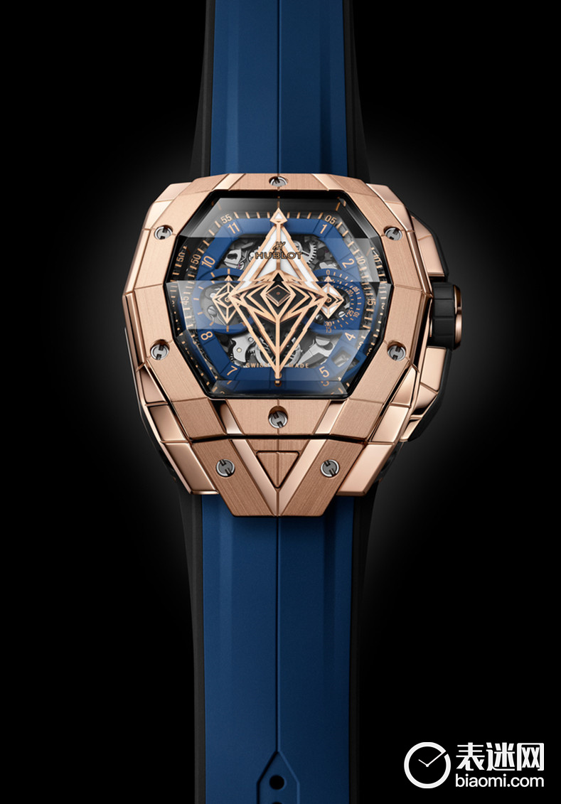 HUBLOT宇舶表BIG BANG灵魂SANG BLEU刺青王金蓝色腕表_细节图.jpg