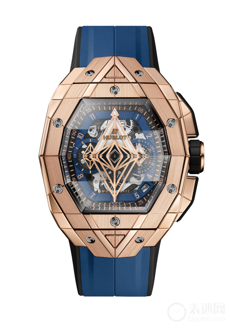 HUBLOT宇舶表BIG BANG灵魂SANG BLEU刺青王金蓝色腕表_白底图.jpg