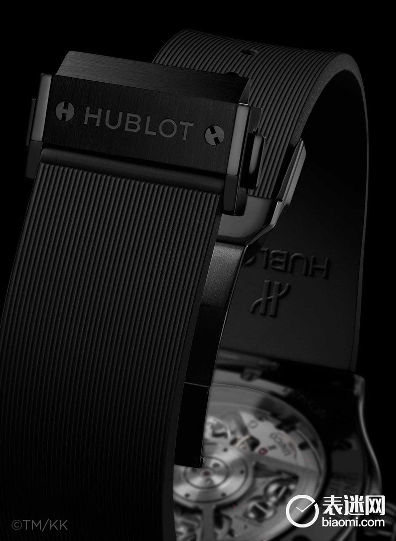 HUBLOT宇舶表经典融合村上隆黑色陶瓷彩虹腕表_细节图(3).jpg