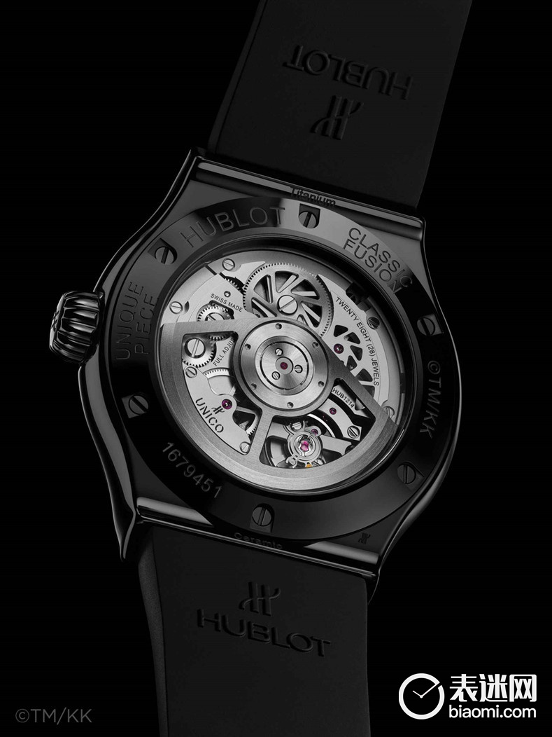 HUBLOT宇舶表经典融合村上隆黑色陶瓷彩虹腕表_细节图(2).jpg