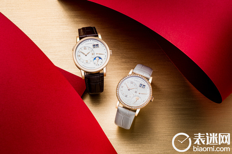 LANGE 1 朗格 1 月相腕表750玫瑰金款与LANGE 1 朗格 1 小型款月相腕表750玫瑰金镶钻款.jpg