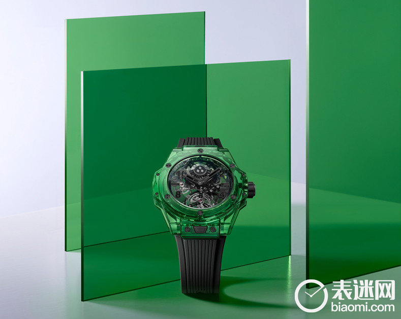 HUBLOT宇舶表重磅发布BIG BANG自动上链陀飞轮绿色SAXEM腕表