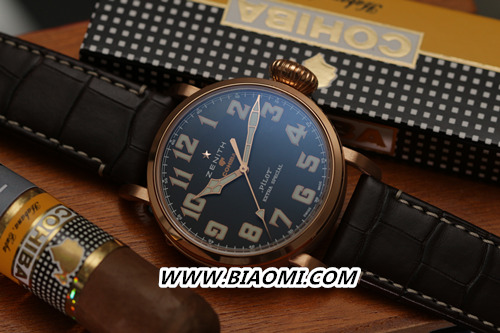 真力时携手Cohiba重磅推出Pilot Type 20特别款腕表 2.jpg 真力时携手Cohiba重磅推出Pilot Type 20特别款腕表 2.jpg