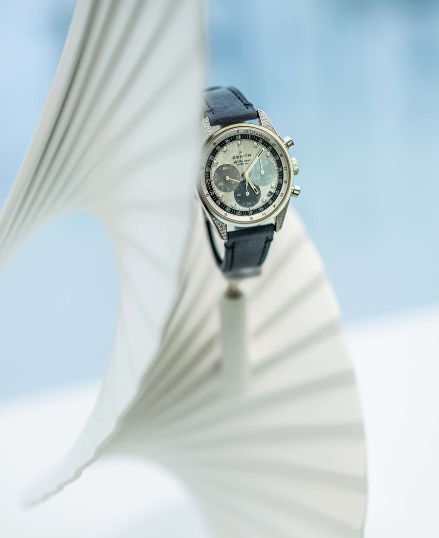 ZENITH真力时CHRONOMASTER Original腕表镶钻版比例精美.jpg