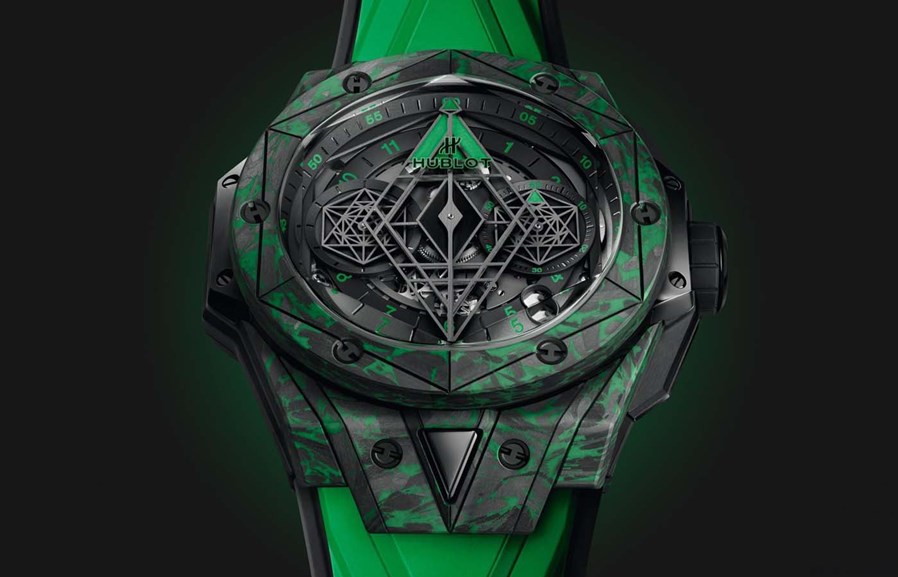 Hublot宇舶表推出Big Bang Sang Bleu II腕表墨西哥特别限量版之一.jpg
