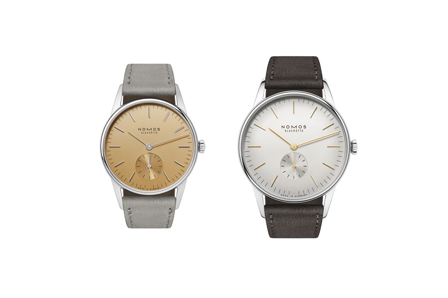 NOMOS Glashütte倾情推出Orion 33金色款（Ref. 359）及 Orion 38 银色款 (Ref. 379)腕表_副本.jpg