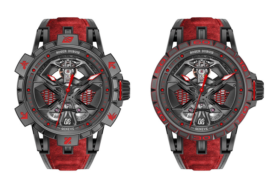 3.罗杰杜彼Roger Dubuis王者竞速系列LPL黑色DLC涂层钛合金腕表 正面图1_副本.jpg