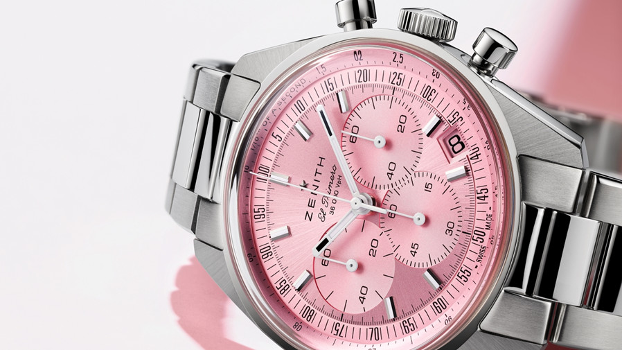 ZENITH真力时CHRONOMASTER旗舰系列Original腕表Pink特别版 型号：03.3202.360033.M3200.jpg
