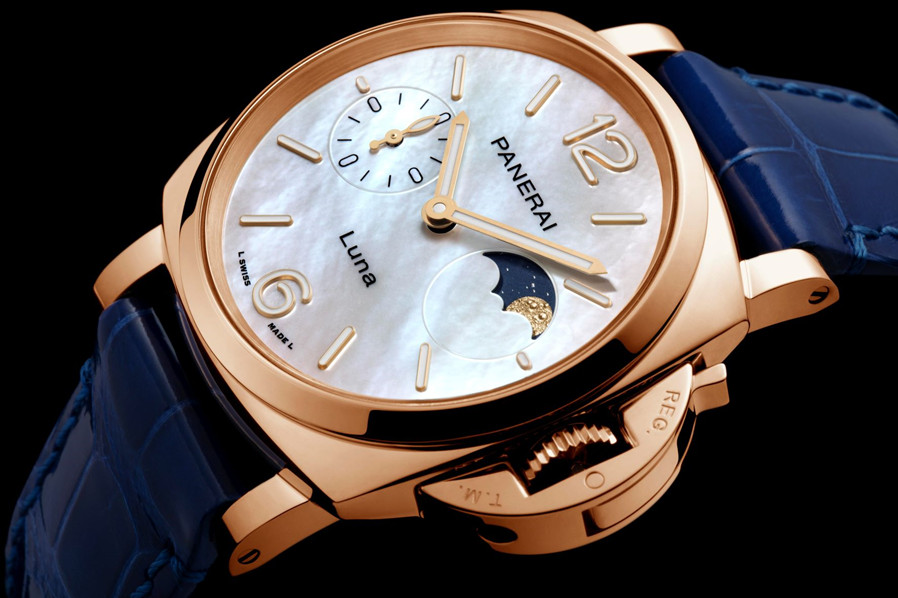 2.沛纳海Luminor Due Luna Goldtech™ 庐米诺杜尔系列红金月相腕表 - 38毫米(PAM01181)_情景图.jpg