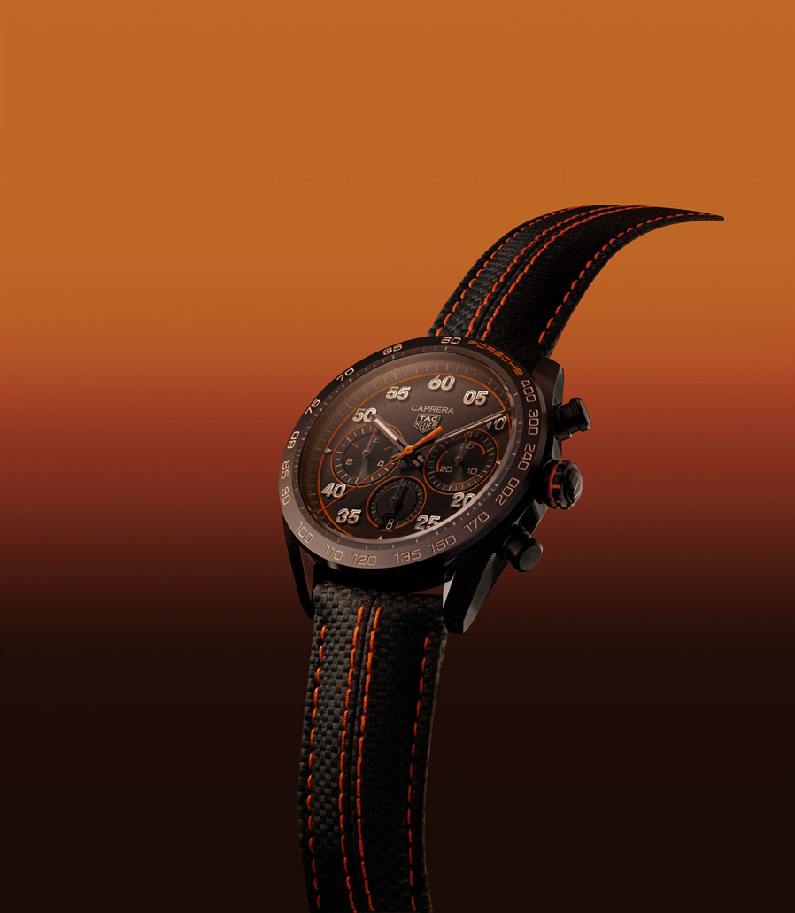 1.TAG HEUER泰格豪雅推出泰格豪雅卡莱拉系列（CARRERA）保时捷ORANGE RACING计时码表.jpg