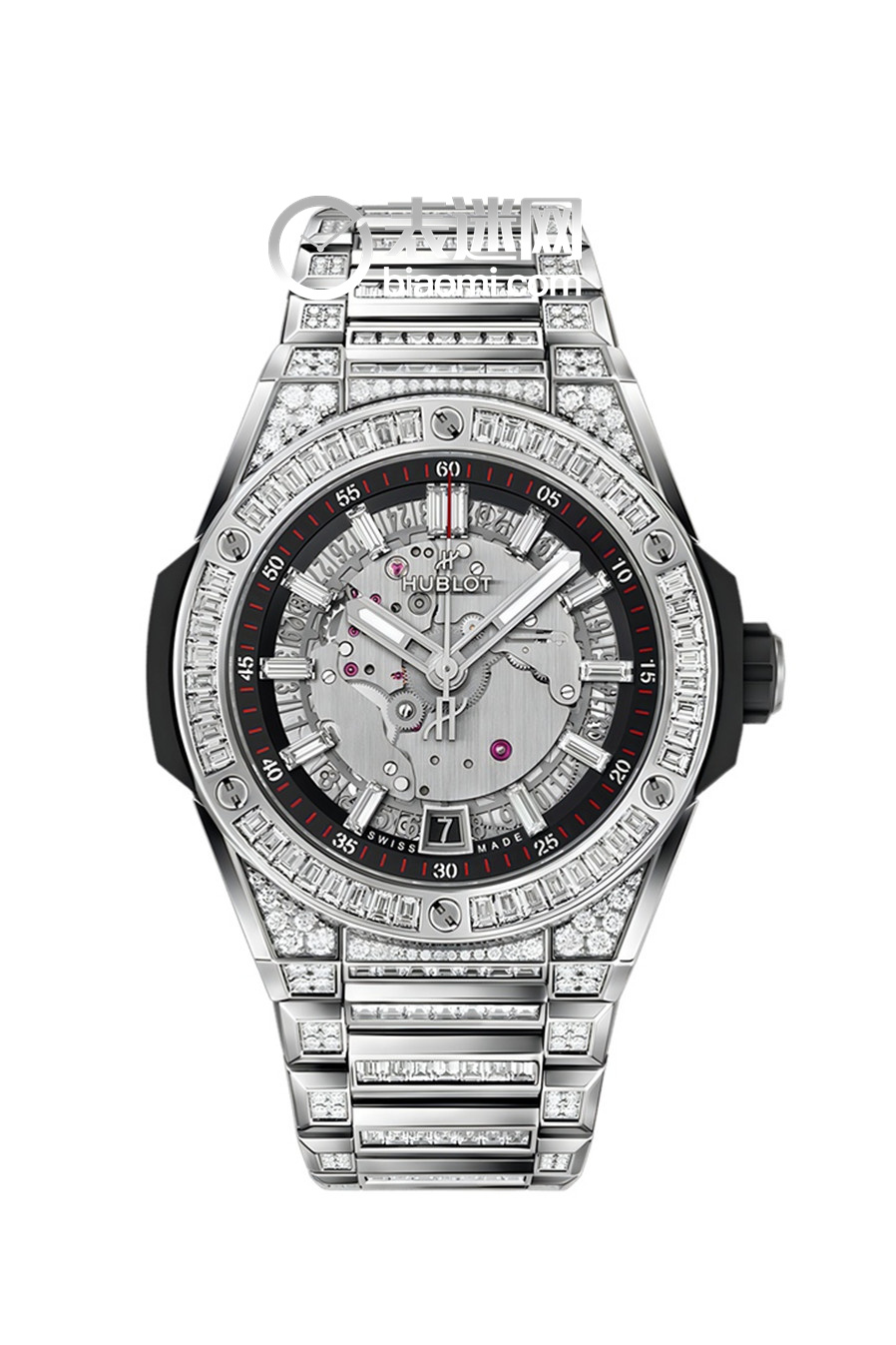 HUBLOT宇舶表 BIG BANG INTEGRATED 一体式TIME ONLY钛金属珠宝腕表_副本.jpg