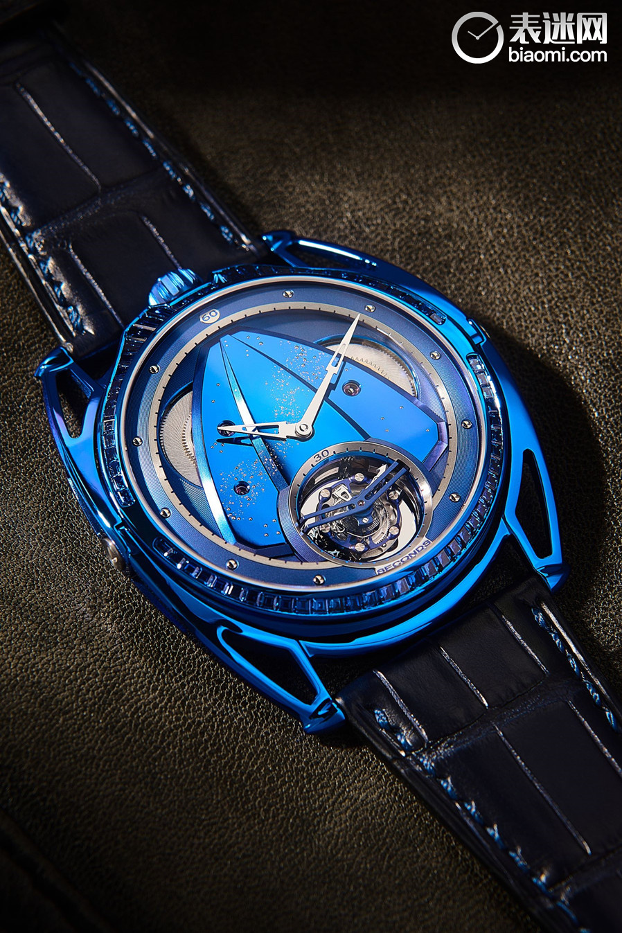 De Bethune DB28XP Kind of Blue Tourbillon Sapphire腕表 图1.jpg De Bethune DB28XP Kind of Blue Tourbillon Sapphire腕表 图1.jpg