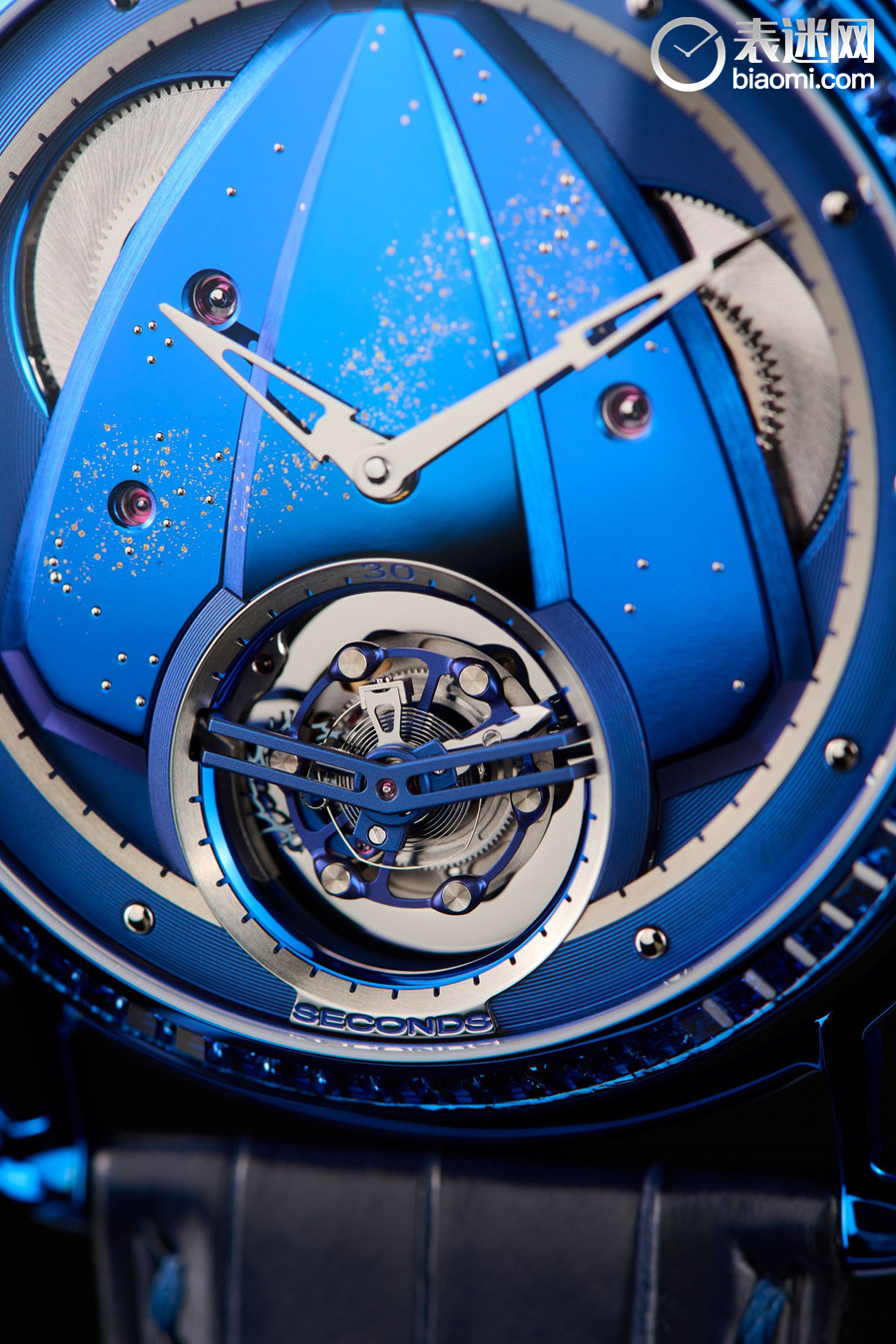De Bethune DB28XP Kind of Blue Tourbillon Sapphire腕表 图2.jpg De Bethune DB28XP Kind of Blue Tourbillon Sapphire腕表 图2.jpg