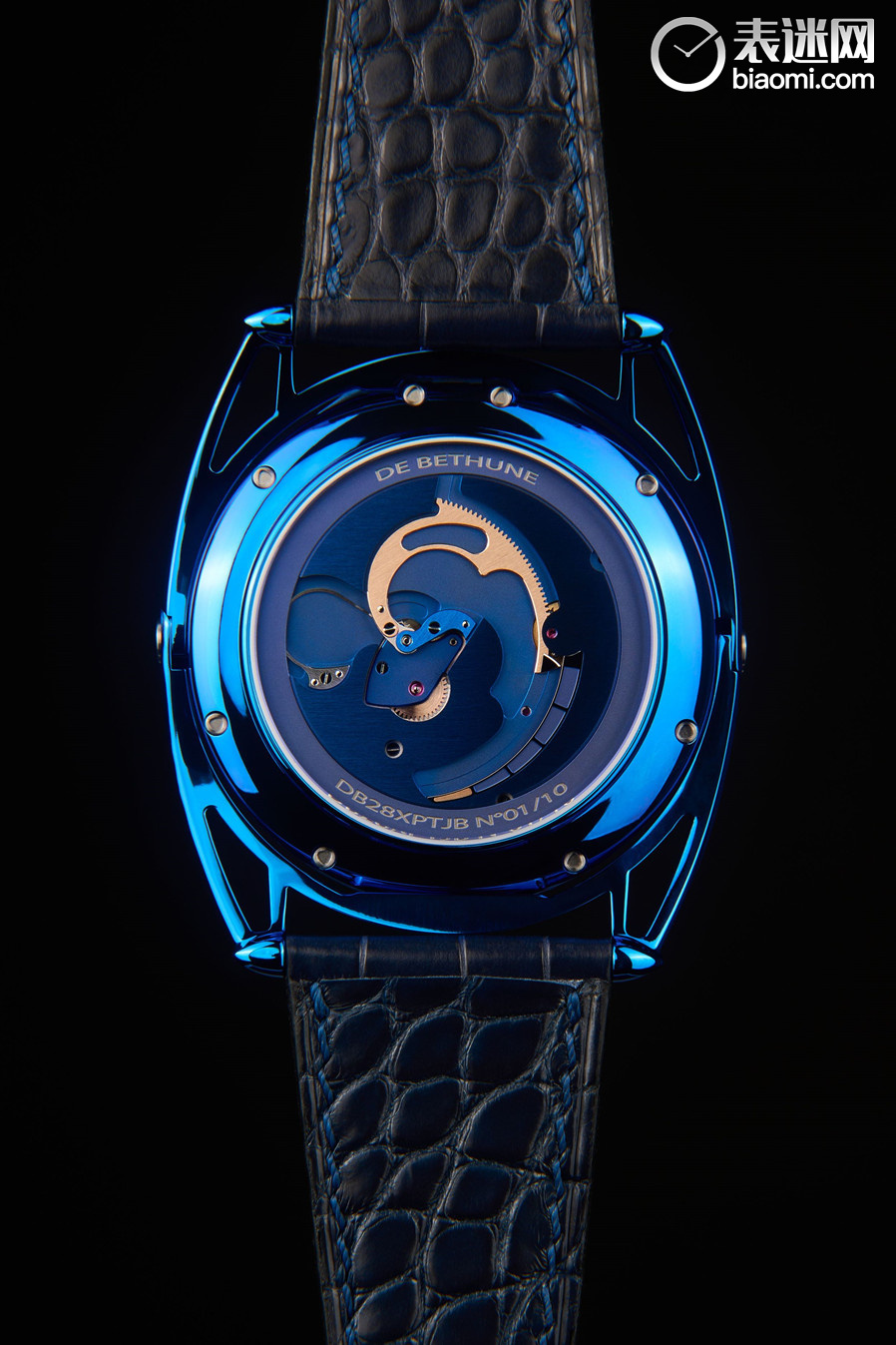 De Bethune DB28XP Kind of Blue Tourbillon Sapphire腕表 图4.jpg De Bethune DB28XP Kind of Blue Tourbillon Sapphire腕表 图4.jpg