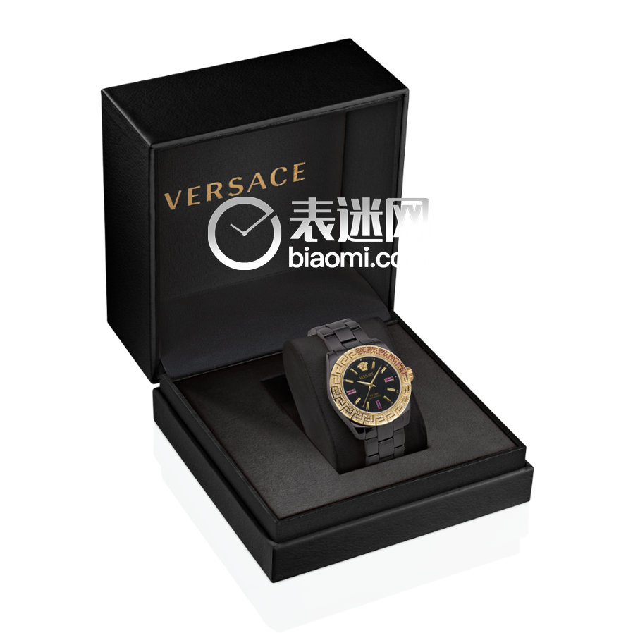 Versace DV One Automatic自动腕表黑色表盘 图2.png