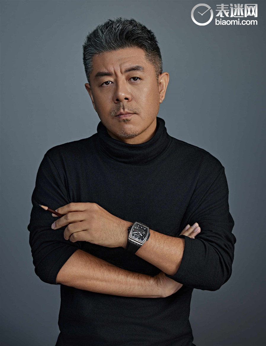 HUBLOT宇舶表品牌挚友马岩松佩戴HUBLOLT Big Bang灵魂Meca-10钛金腕表.jpg