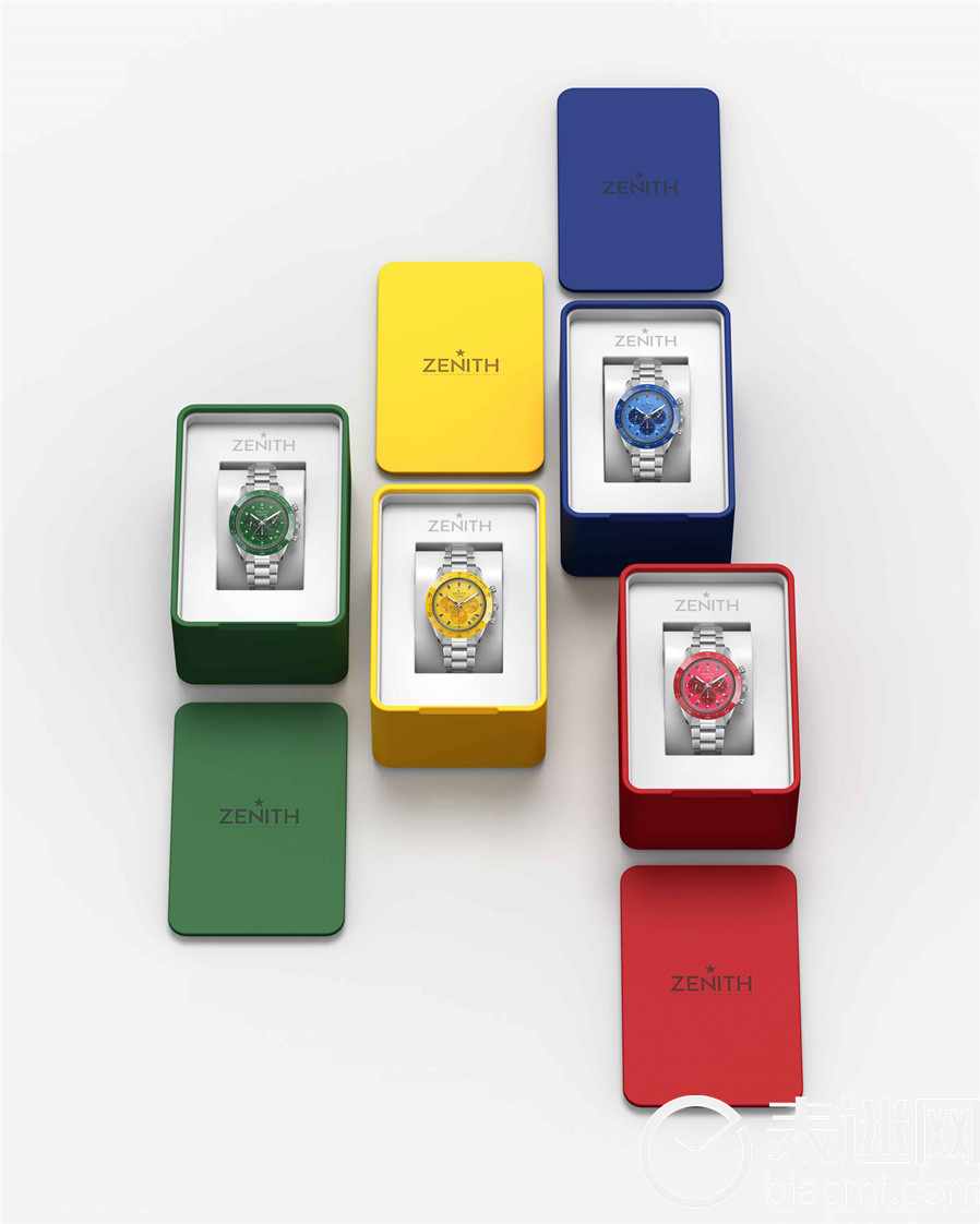 ZENITH真力时CHRONOMASTER Sport Only Watch孤品腕表套装内含四枚备受欢迎的CHRONOMASTER Sport腕表.jpg