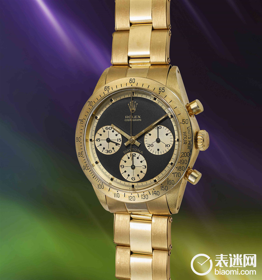 劳力士型号 6239“Paul Newman，John Player Special”黄金计时链带腕表.jpg