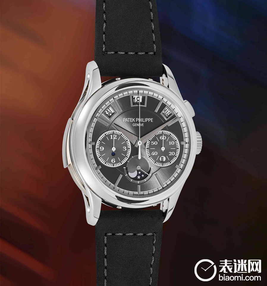 百达翡丽，型号5208P，铂金三问单按钮计时腕表(1).jpg