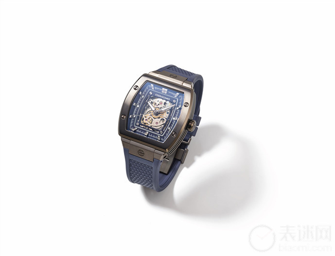 Ferragamo F-80 Tonneau Skeleton镂空腕表 图3.jpg