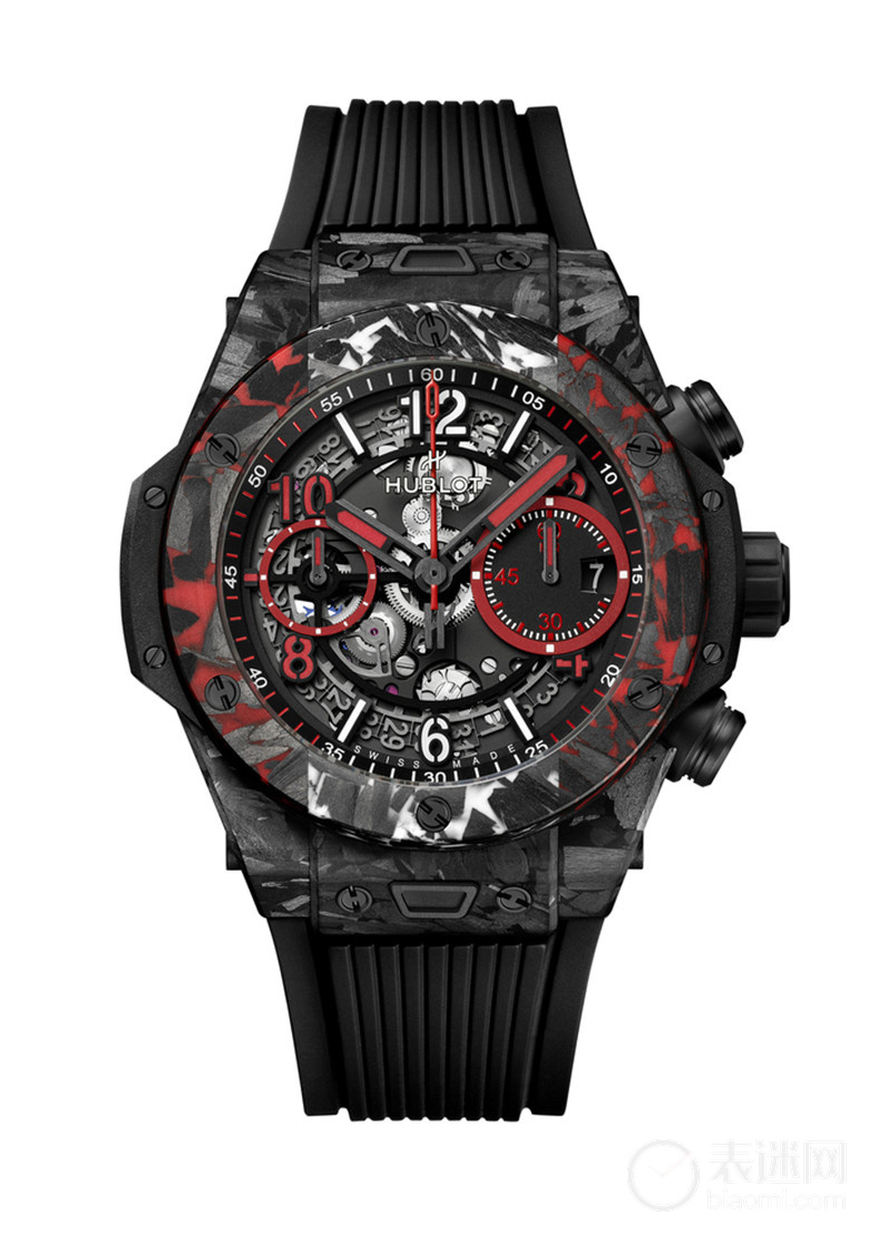HUBLOT宇舶表BIG BANG UNICO碳纤维加拿大特别版腕表_白底图.jpg