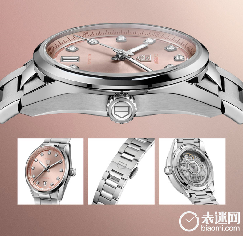 3.TAG HEUER泰格豪雅卡莱拉系列日历型腕表 以柔美色调焕然新生.jpg