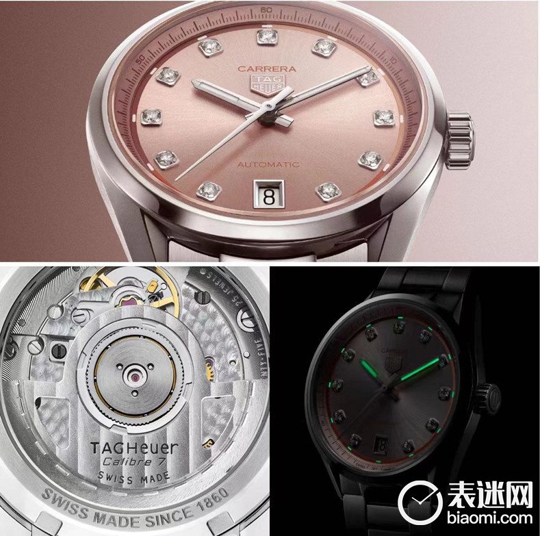 5.TAG HEUER泰格豪雅卡莱拉系列日历型腕表 以柔美色调焕然新生.jpg