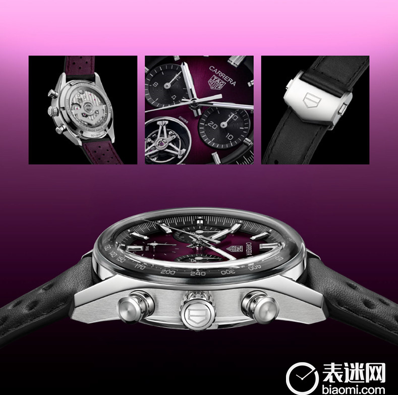 6.紫色当道 TAG HEUER泰格豪雅发布全新卡莱拉系列计时码表与卡莱拉系列陀飞轮计时码表 以烟熏紫调演绎优雅风范.jpg