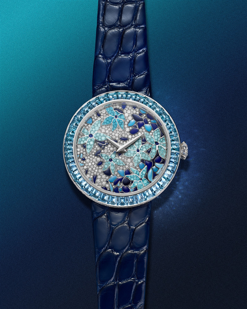 蒂芙尼发布Tiffany Eternity系列Enamel Clematis腕表