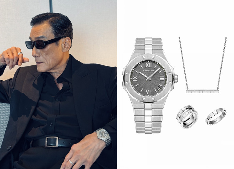 著名演员梁家辉佩戴Chopard萧邦腕表及珠宝臻作瞩目亮相第38届大众电影百花奖提名仪式